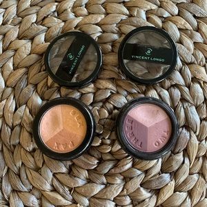 Vincent Longo Set Of 2 Trio Eyeshadow